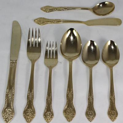 Gold Electroplated Flatware