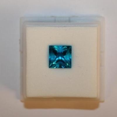 4.00 CT MIN 10x10 MM PC Paraiba Ice Tourmaline  gemstone, blue.
