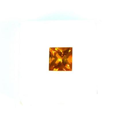 5.91 CT 10.13x10.01MM PC treated pineapple Suprise  Topaz gemstone, orange
