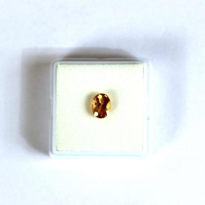 .75 CT MIN 7x5MM oval Imperial Topaz gemstone
