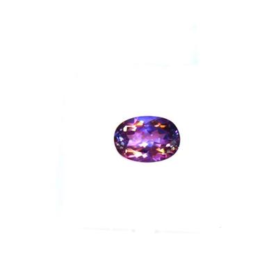 6.50 CT MIN 14x10MM treated Mystic Topaz gemstone,  Flower Cut, Cosmic Spoof
