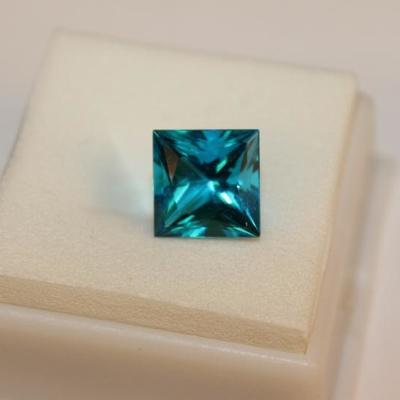 4.00 CT MIN 10x10 MM PC Paraiba Ice Tourmaline  gemstone, blue.
