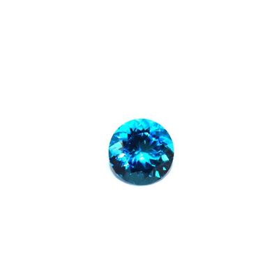 8.00 CT MIN 14MM round Paraiba Ice Tourmaline  gemstone, blue.
