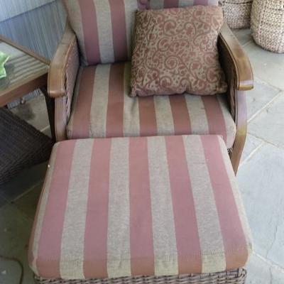 Armchair and ottoman $139 each set (2 sets available) 