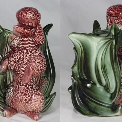 Hull Vintage Mid-Century Poodle Vase 