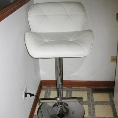 leather seat adjustable stools, pair    BUY IT NOW  $ 95.00 EACH