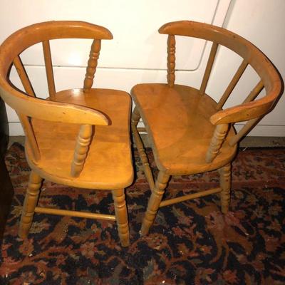 Lovely Vintage Child Size Chairs