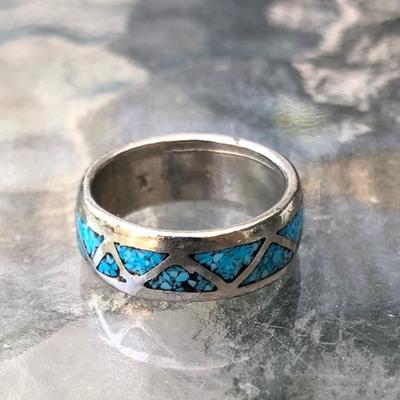 Turquoise and Sterling Band