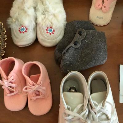 Vintage Baby Shoes and Mocasins