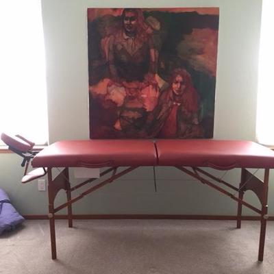 New massage table