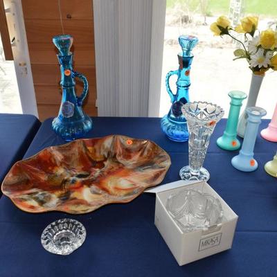 Vases, Decanters, Candle Holders & Serving Pieces