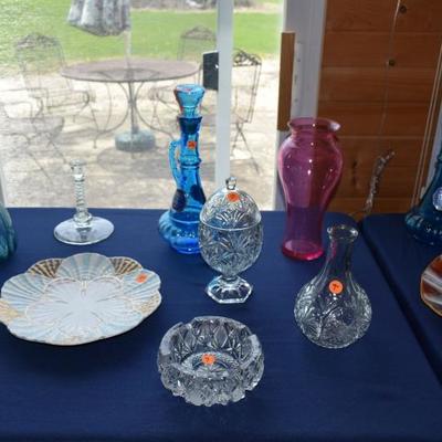 Vases, Decanters, Candle Holders & Serving Pieces
