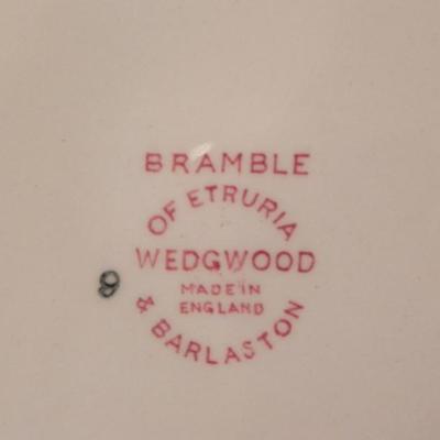 Vintage Bramble Wedgewood china set of 12. Only $175.00  