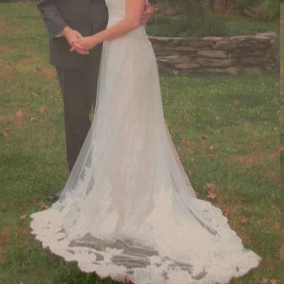 $9500 Custom Wedding Dress. Fits 5'-7