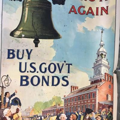 WW1-2 Original bonds posters
http://carrellestatesales.hibid.com/catalog/130794/may-8th-fine-art-and-antiques-auction/