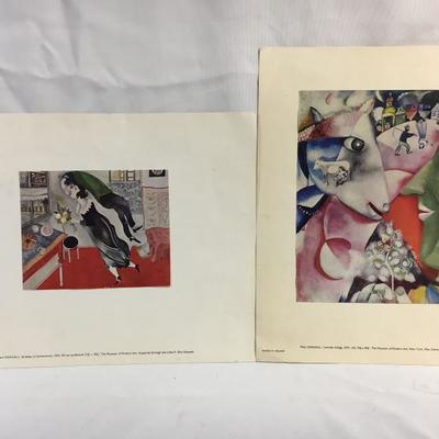 Pair Marc Chagall lithographs
http://carrellestatesales.hibid.com/catalog/130794/may-8th-fine-art-and-antiques-auction/