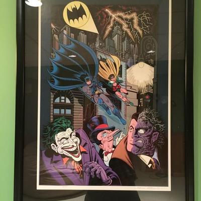 Dick Spring, Signed and Numbered Batman Print