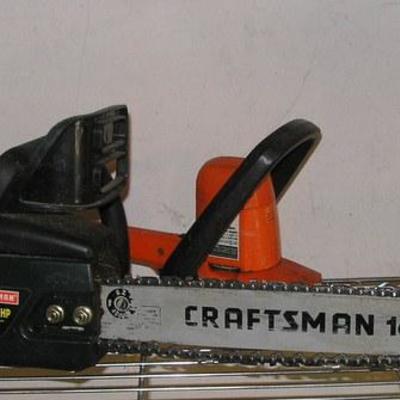 Craftsman Chainsaw and Hedgetrimmer