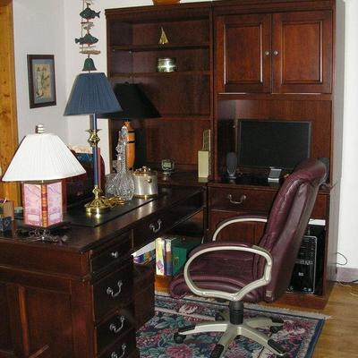 Full Office library Suite, mahogany