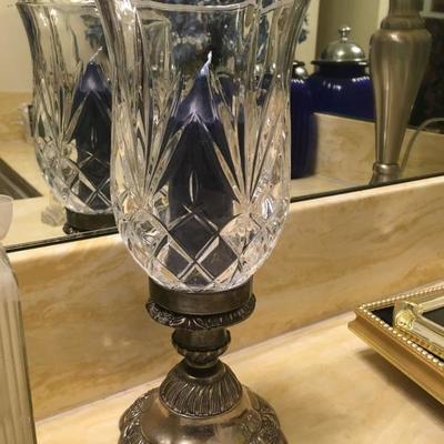 shannon crystal candle holder