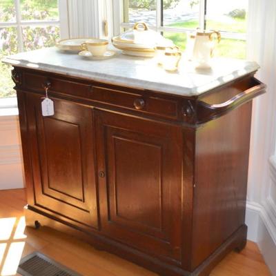 Marble top server