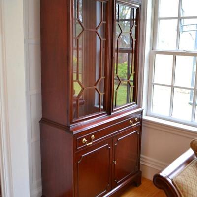 China cabinet with sliding doors