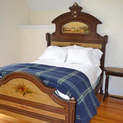 Victorian Cottage hand painted bed