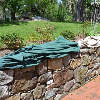 3 Patio umbrellas total