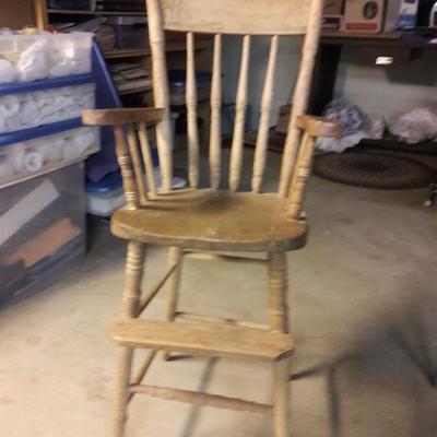 Adorable antique highchair