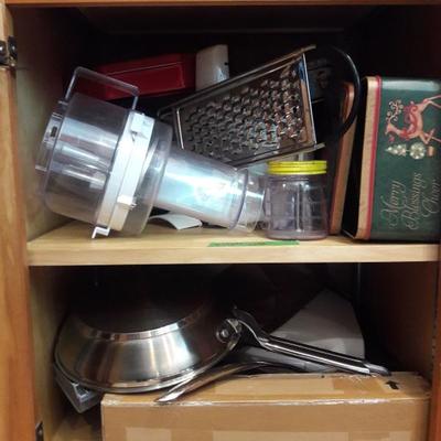Lots in the kitchen! 
