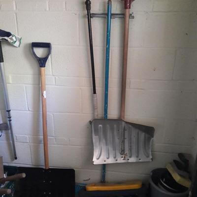 Shovels and brooms 