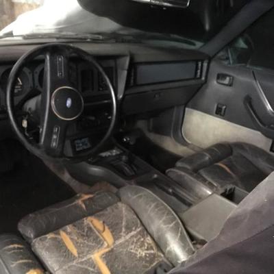 Inside 1986 Mustang GT