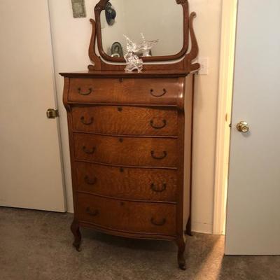 Gorgeous antique dresser with mirror