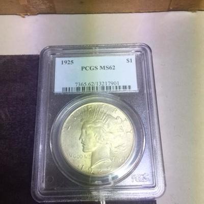 Graded 1922 Silver Dollar