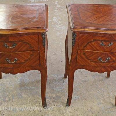 PAIR of Mahogany 2 Drawer French Style Night Stands
Located Inside – Auction Estimate $100-$200
