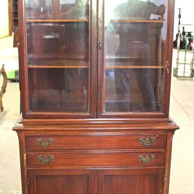 One of Several Mahogany China Cabinets
Located Inside – Auction Estimate $100-$300
