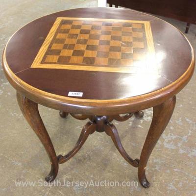 Bench Made SOLID Wood Birch, Mahogany, and Chestnut Chess Table
Located Inside – Auction Estimate $200-$400
