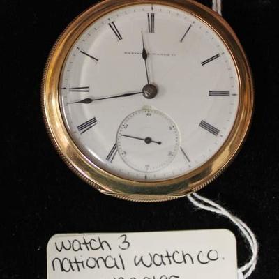  J.M Wheeler 75 Years Pocket Watch by â€œNational Watch Companyâ€

No. 44639 C.W.C. Co. Trade Mark 