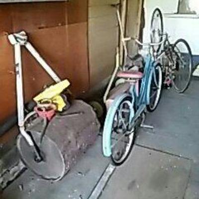 Two Bikes, Lawn Equipment, and More