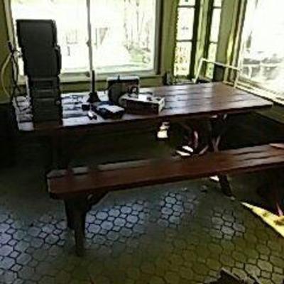 Picnic Table with Music and More