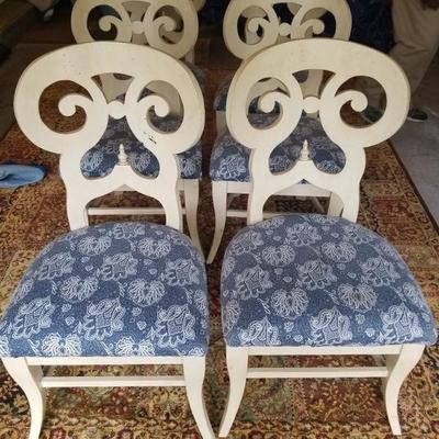 DOMAIN CHAIRS WITH TABLE 450.00 1 LEAF 