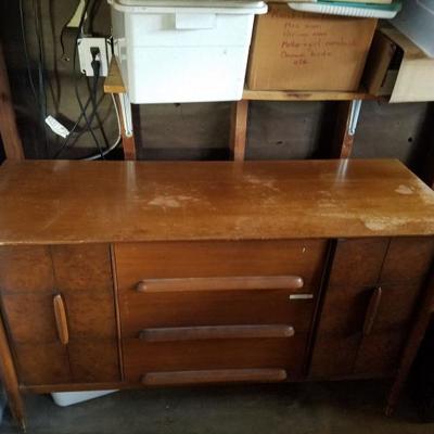 BUFFET OR SIDE BOARD 1940'S  SOLID WOOD