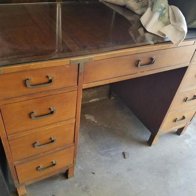OLD DESK FROM 1940'S SOLID WOOD