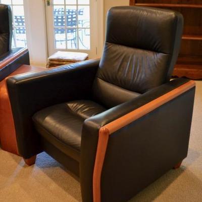 One of two Ekornes Stressless chairs