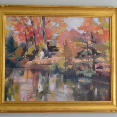 Signed oil painting
