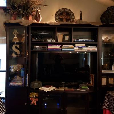 TV in this picture is not for sale and will be removed prior to the sale.