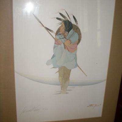 SIGNED AND NUMBERED DONALD VANN PRINT
