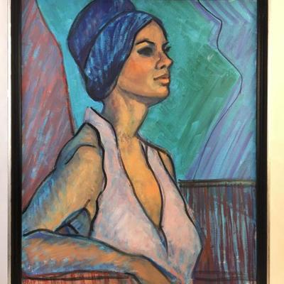 Berta Expressionist Portrait Painting
click link to learn more and to bid:...