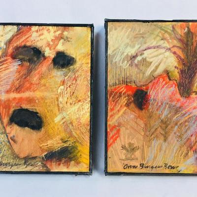 Anne Burgess Rowe pair of surrealism paintings
click the link to learn more and to bid...