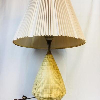 Mid Century Modern pottery and teak lamp
click the link to learn more and to bid...